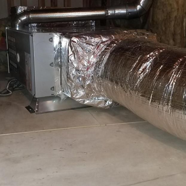 After a completed furnace replacement company project in the  area